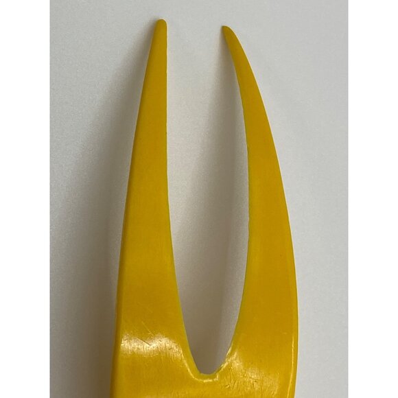 Vintage Foley Yellow Plastic meat Fork 11” - Picture 8 of 10